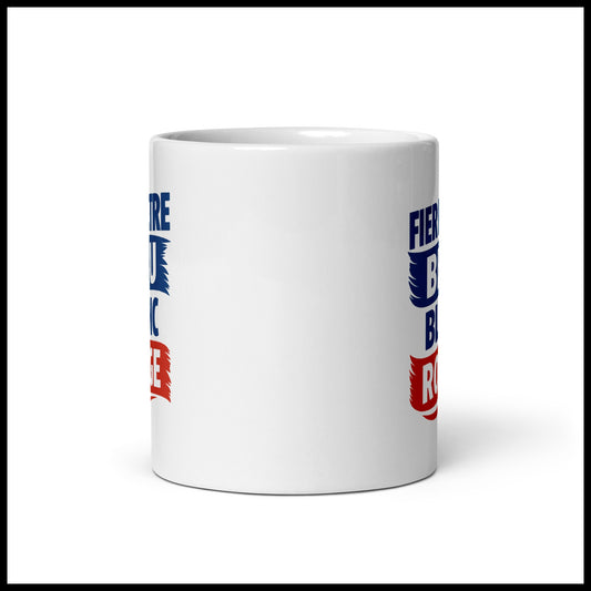 Mug - Fier d'être bleu, blanc, rouge