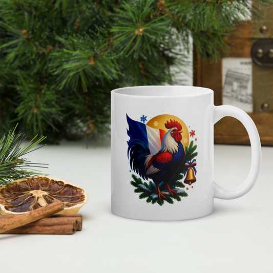 Mug - Coq de Noël