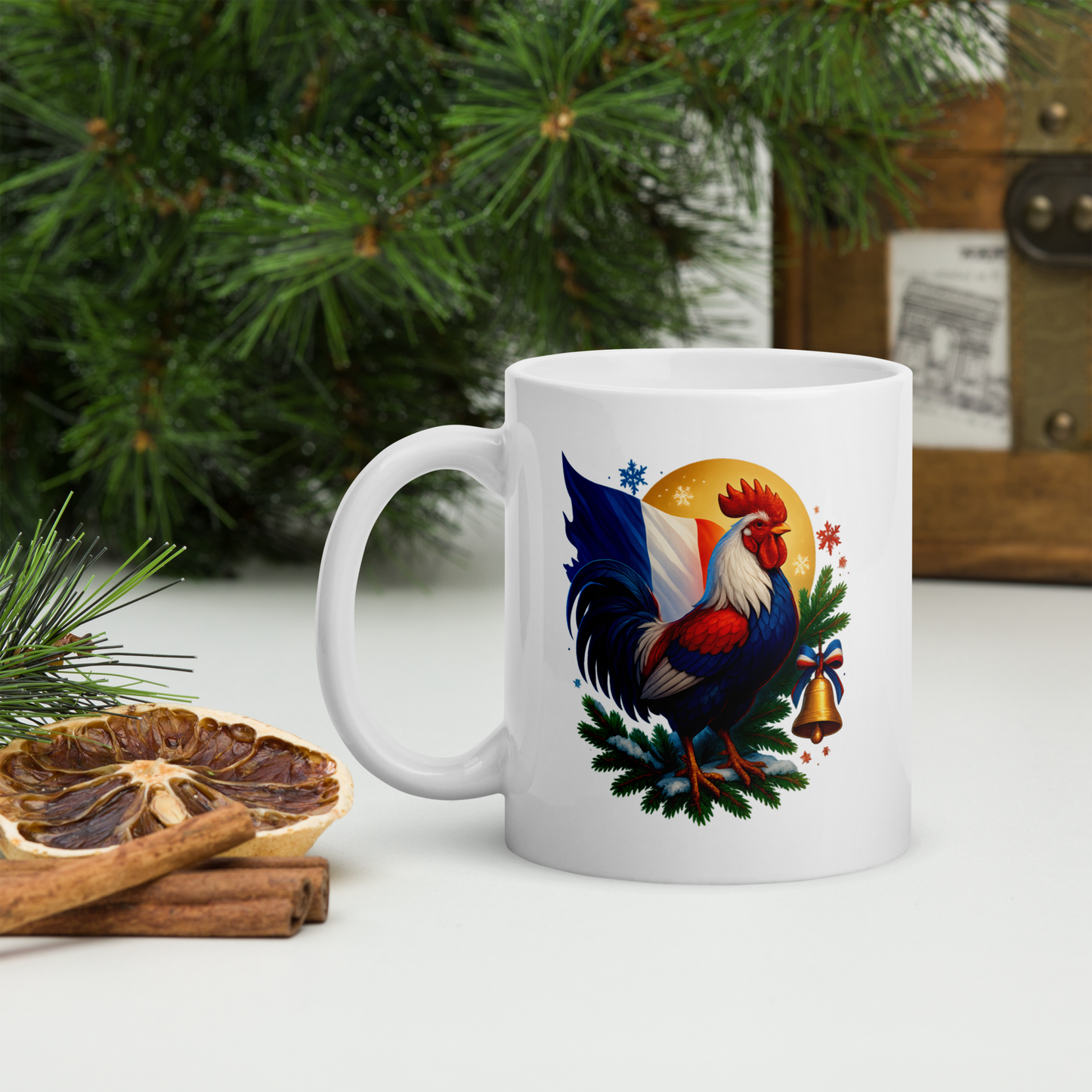 Mug - Coq de Noël