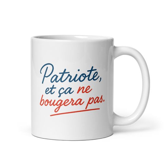 Cadeau Noël fierté française – mug patriote bleu blanc rouge fabriqué en France
