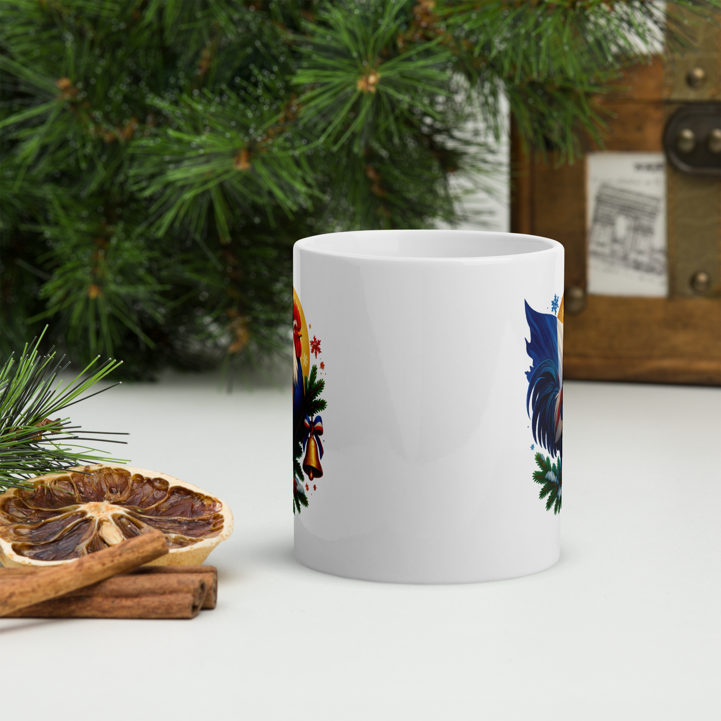 Mug - Coq de Noël